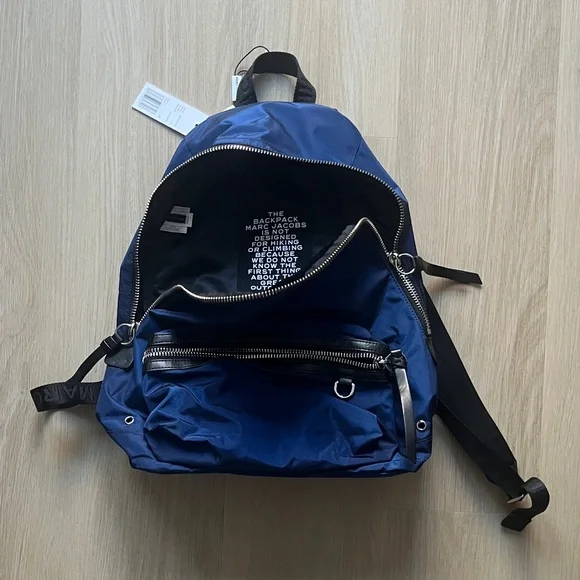 Marc Jacobs | Bags | Marc Jacobs Navy Backpack With Black  display picture 1